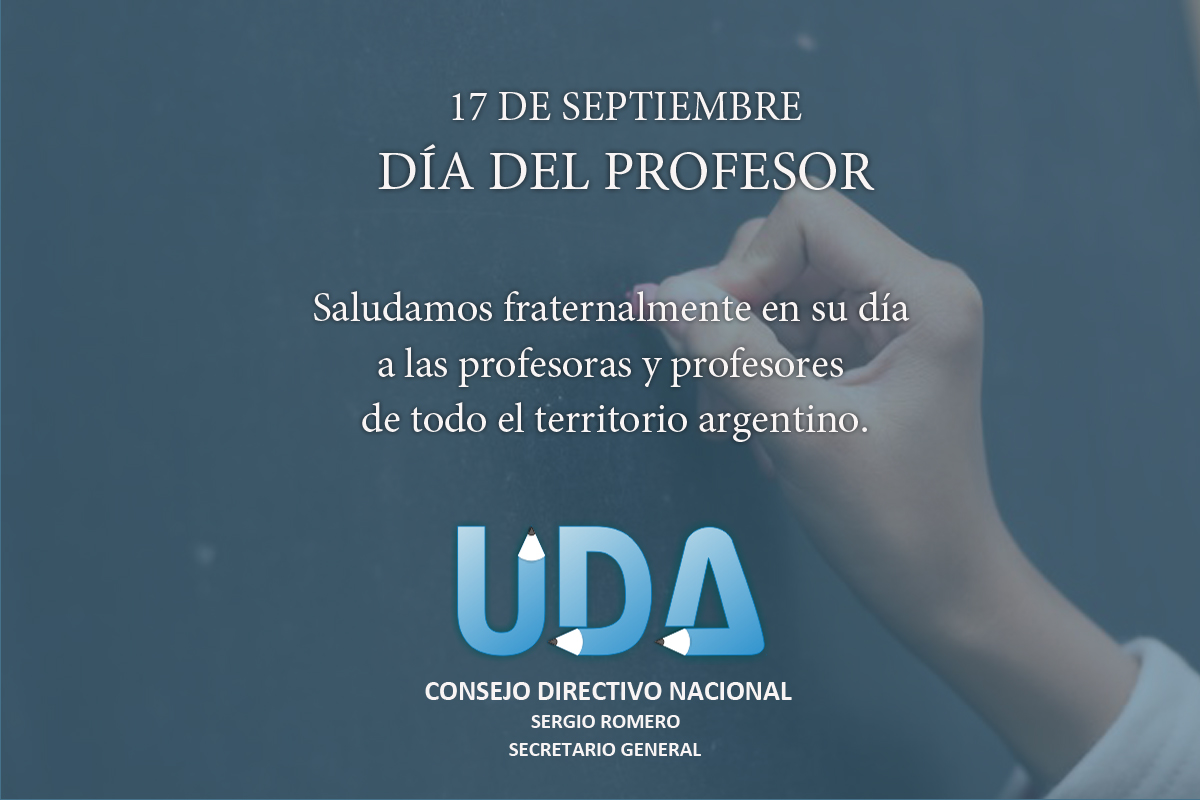 17 de septiembre | Día del profesor