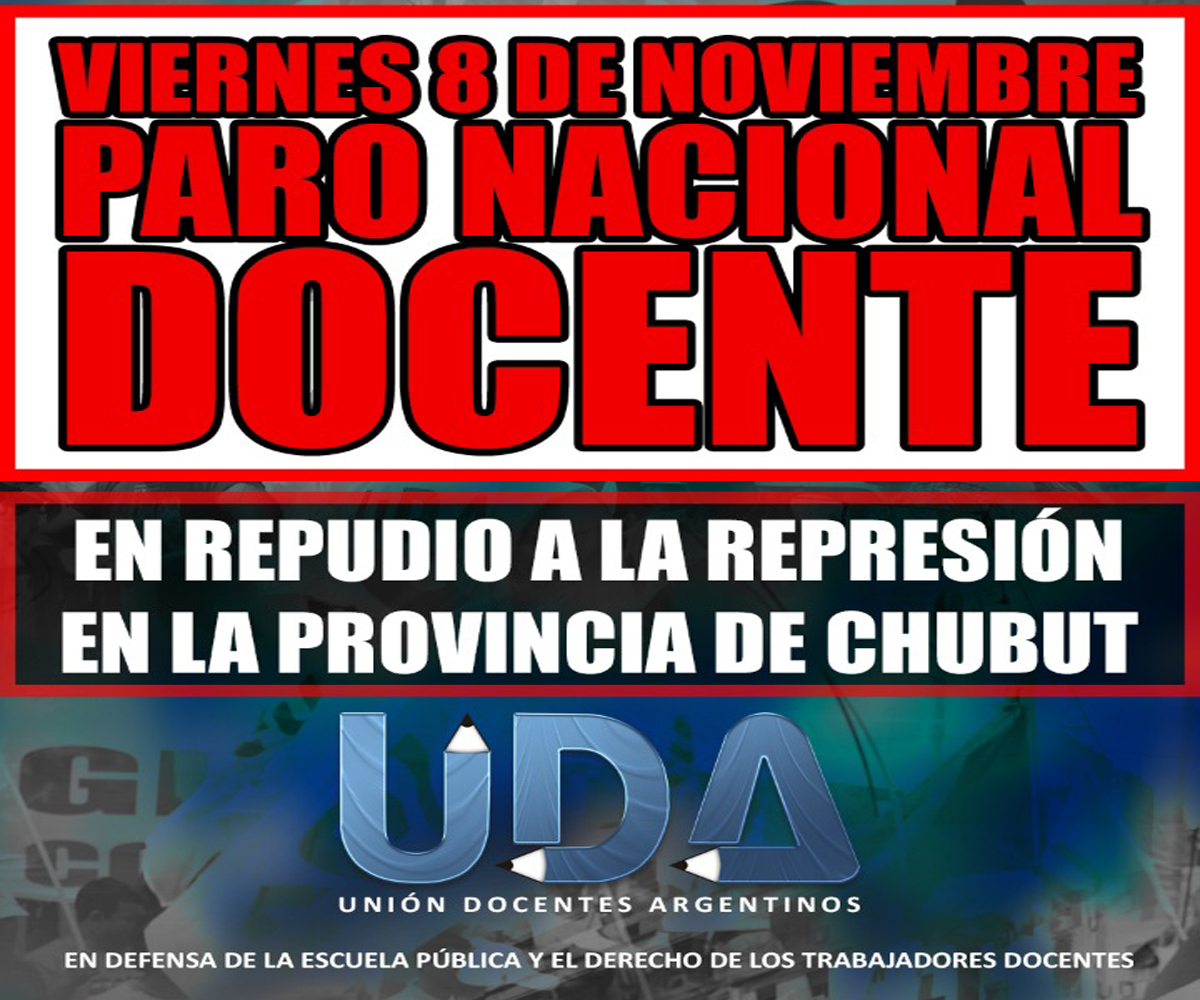 URGENTE | VIERNES 8-11-19 PARO NACIONAL DOCENTE  