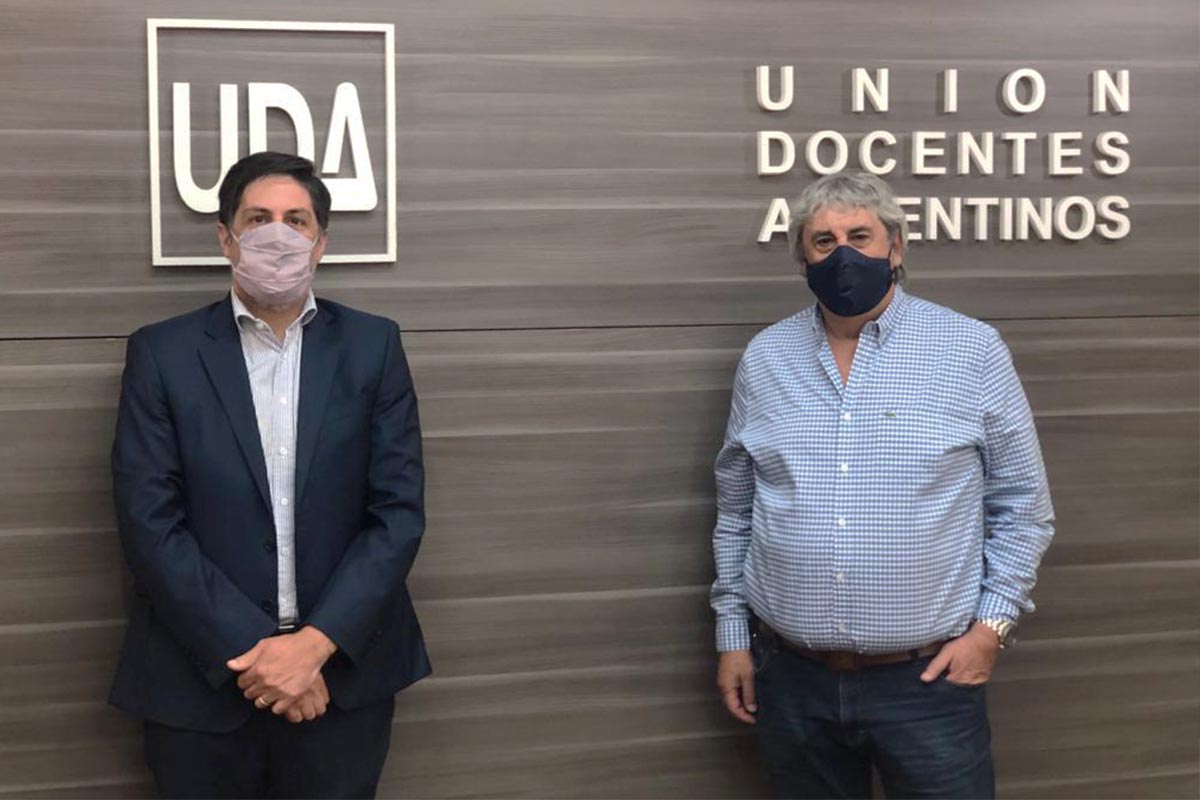 EN LA SEDE DE UDA, TROTTA CONFIRMÓ LA CONVOCATORIA A PARITARIA DOCENTE