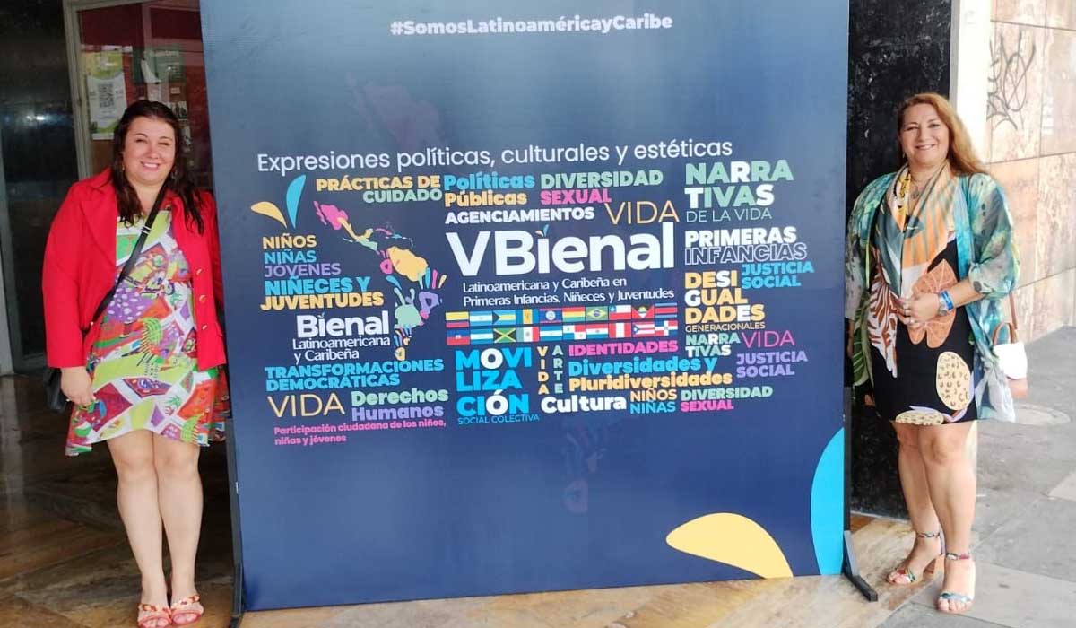 Destacada participación de UDA en la V versión de la Bienal Latinoamericana y Caribeña en primeras infancias, niñeces y juventudes